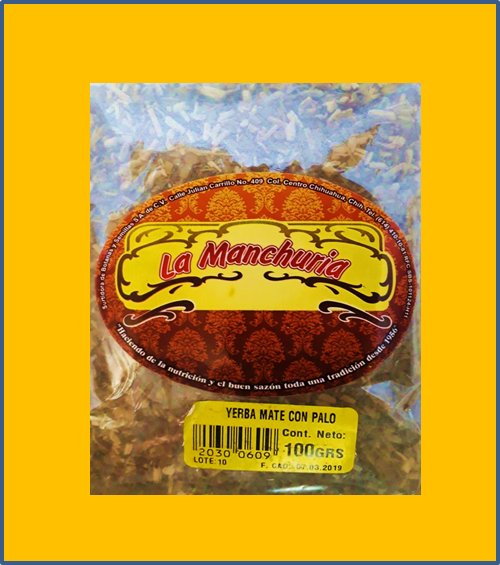 YERBA MATE CON PALO
100 GRS