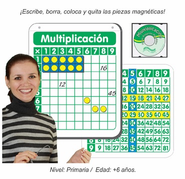 POSTER PINTARRON INTERACTIVO MULTIPLICACION MAGNETICO
HYD HM0270 NO.537

$670.00