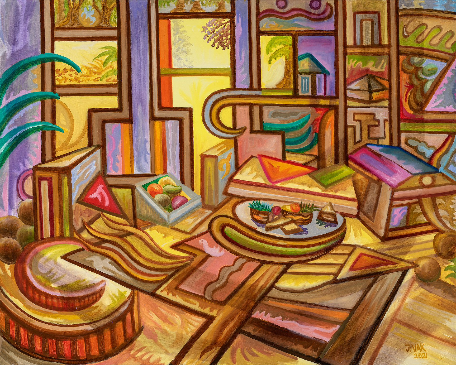 Cubistic Living Room
24 X 30 Original Oil
$1200
2021