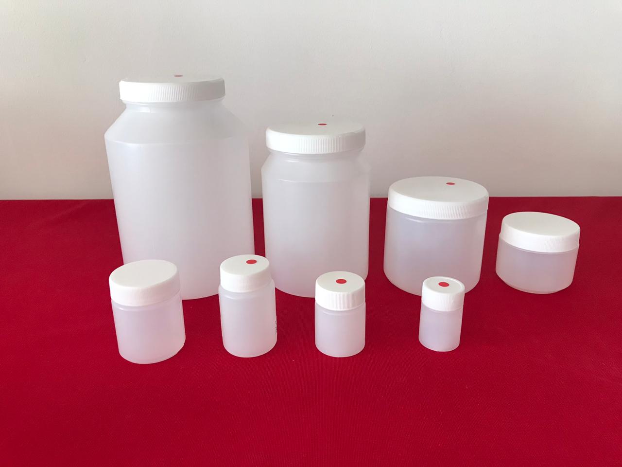TARRO POLIETILENO NATURAL 10, 20, 40, 60, 250, 500, 1000 ML.