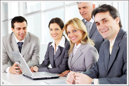 Professionals working together||||