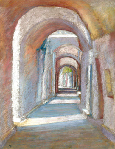 Mesta (Pastel 12.5" x 9.5")