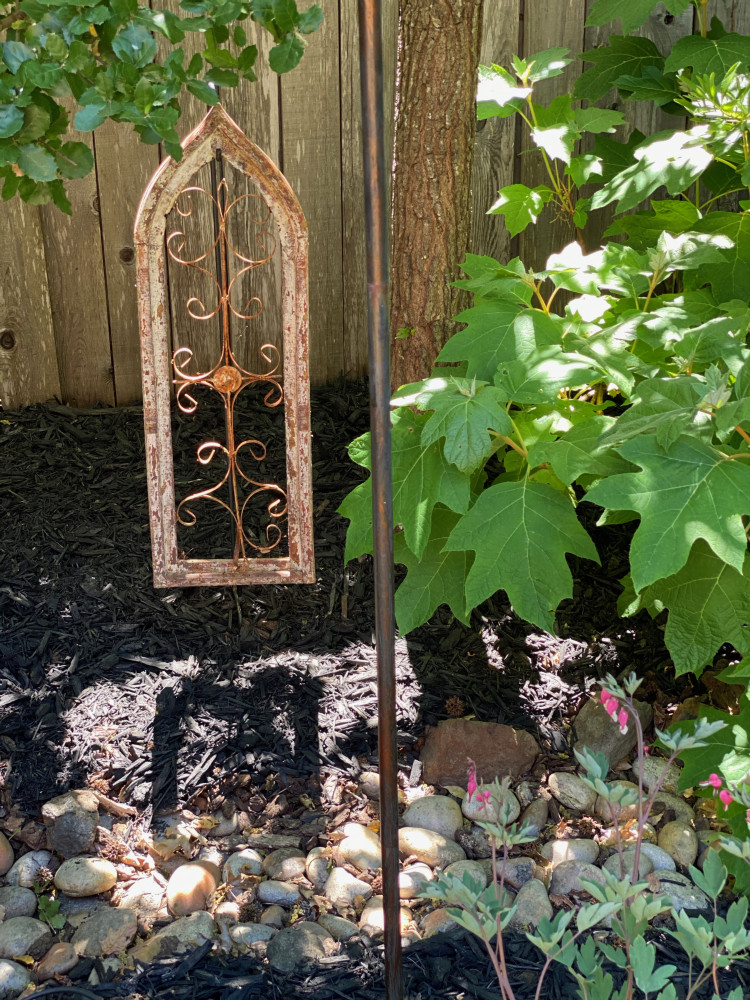 Garden ornaments for visual enjoyment and personal meaning