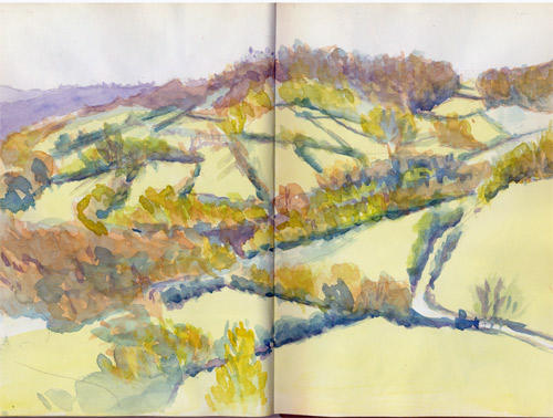 View from Chataeu Beduer, Figeac