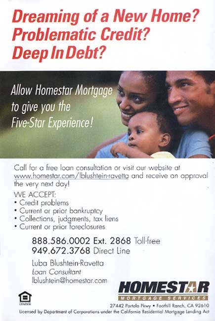 Homestar Mortgage Services