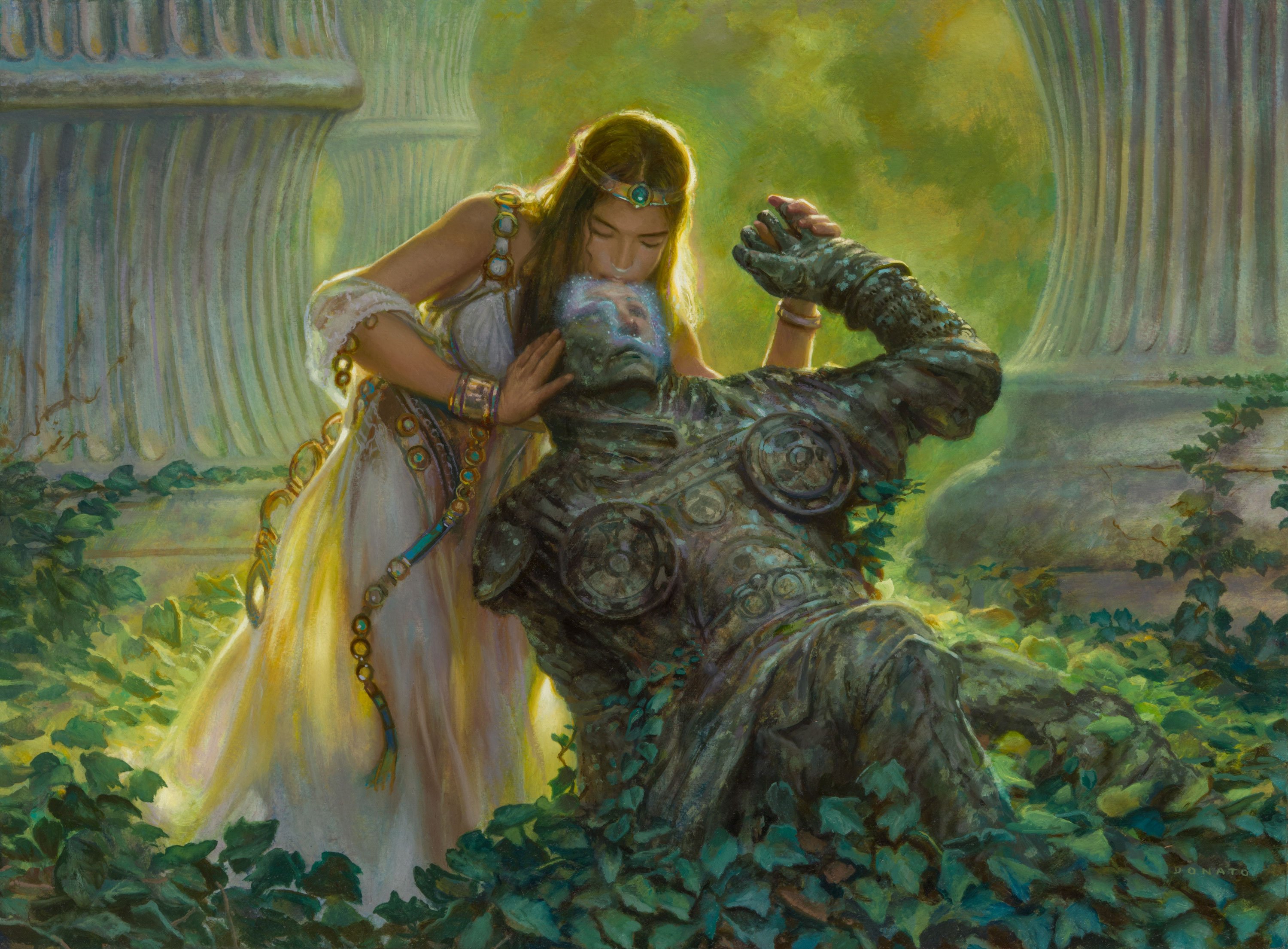 True Love's Kiss
Throne of Eldraine 
18" x 24"  Oil on Panel  2018
private collection