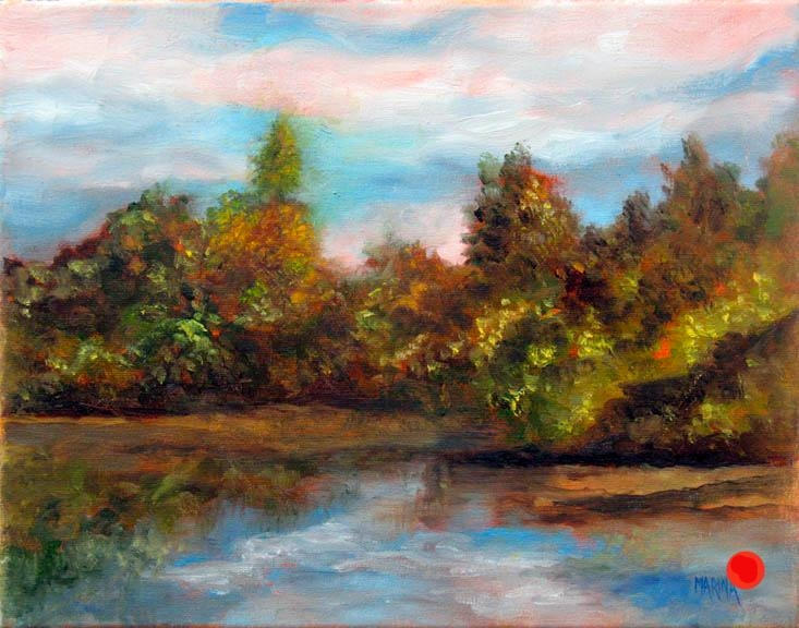 Charlton Pond
11x14
Oil on canvas