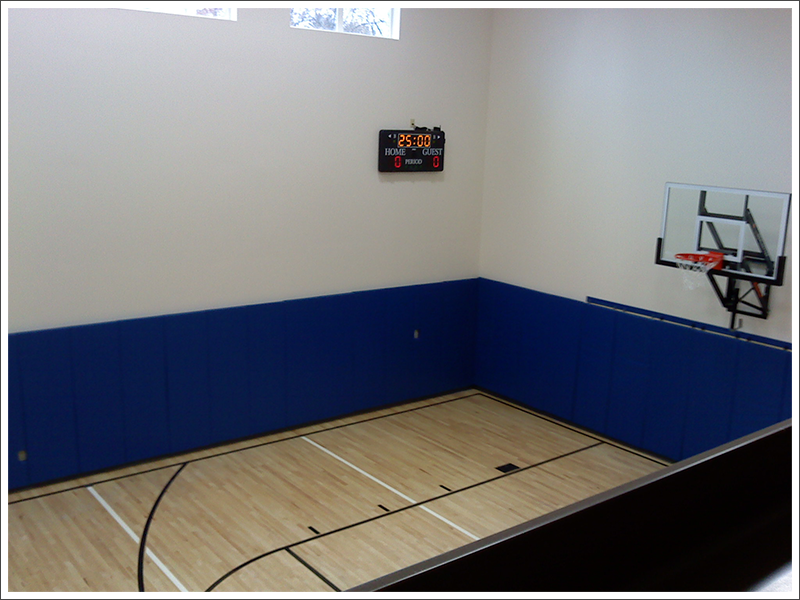 Blue Gym Wall Padding||||