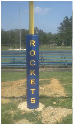 Goal post padding||||