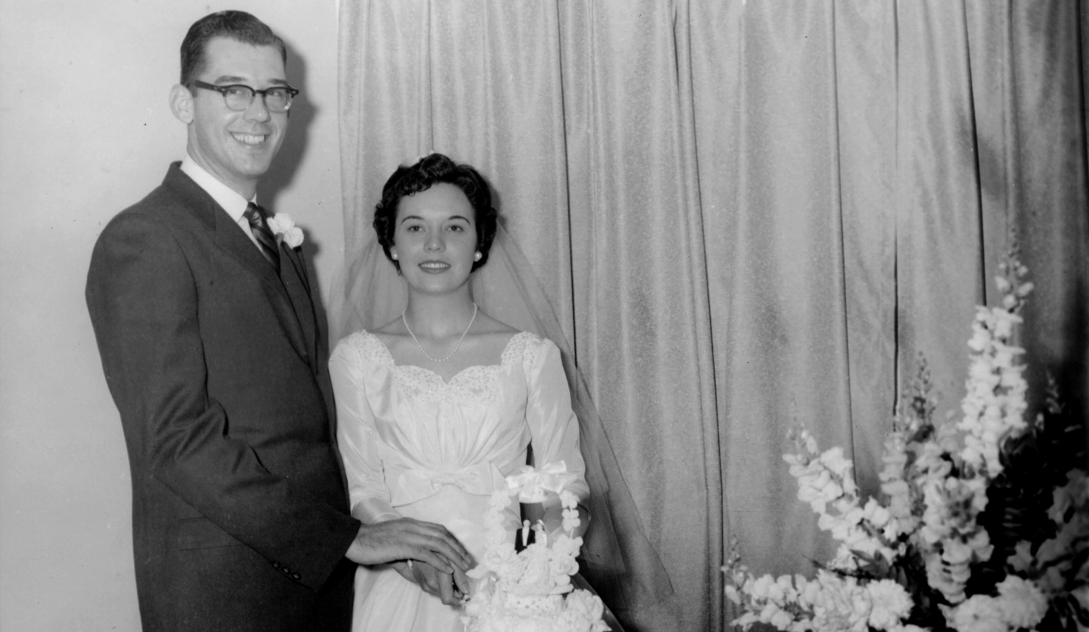 Restored wedding photo