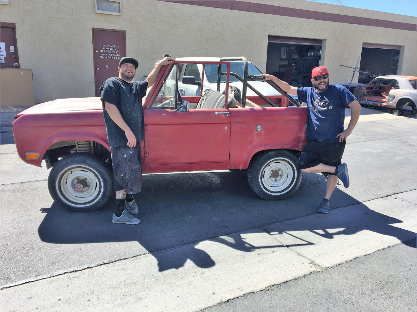 Martin 1966 Bronco restoration. Original and it
included a snow plow, from Montana , NO RUST