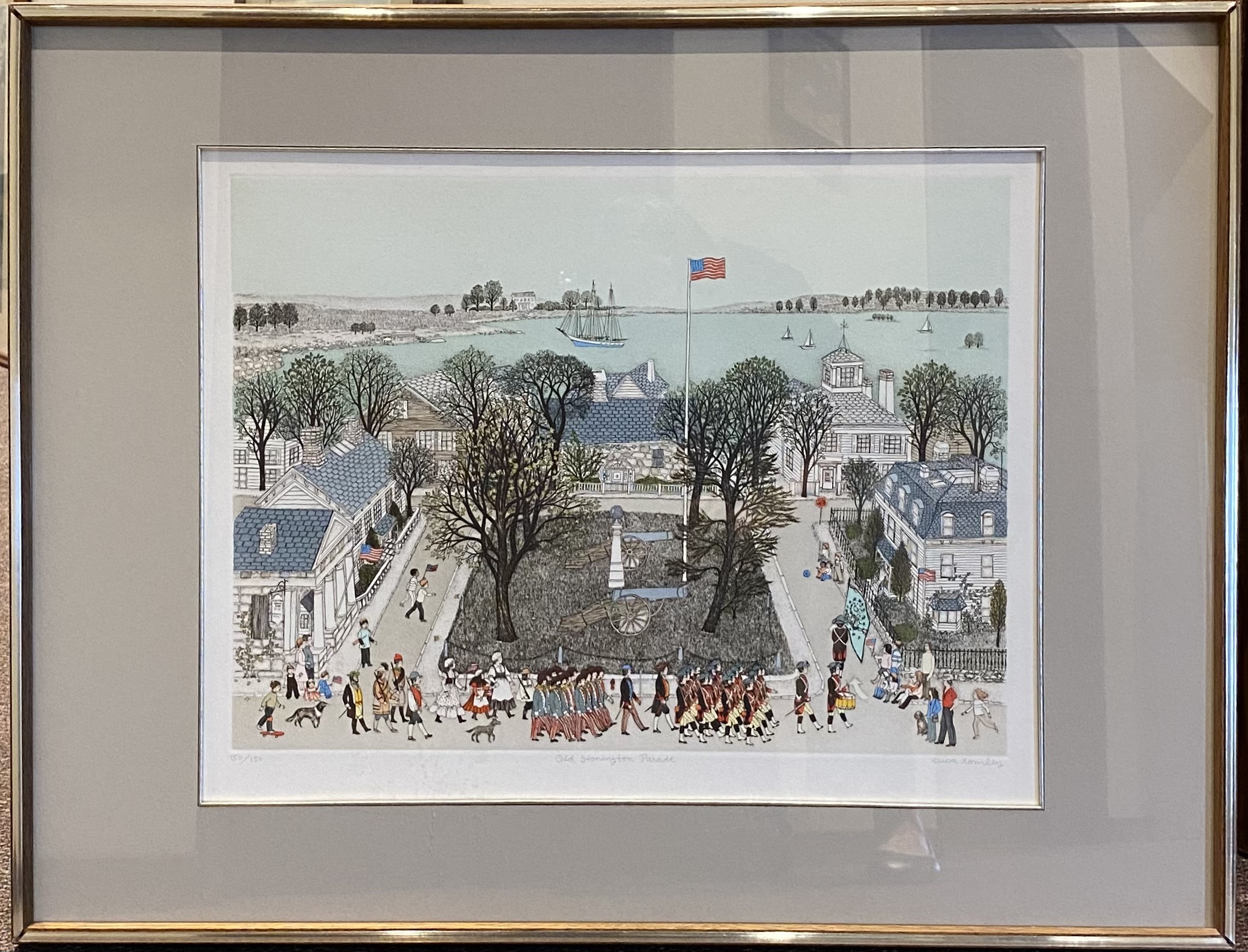 Cuca Romley
Old Sonington Parade
Etching - hand colored
$400.