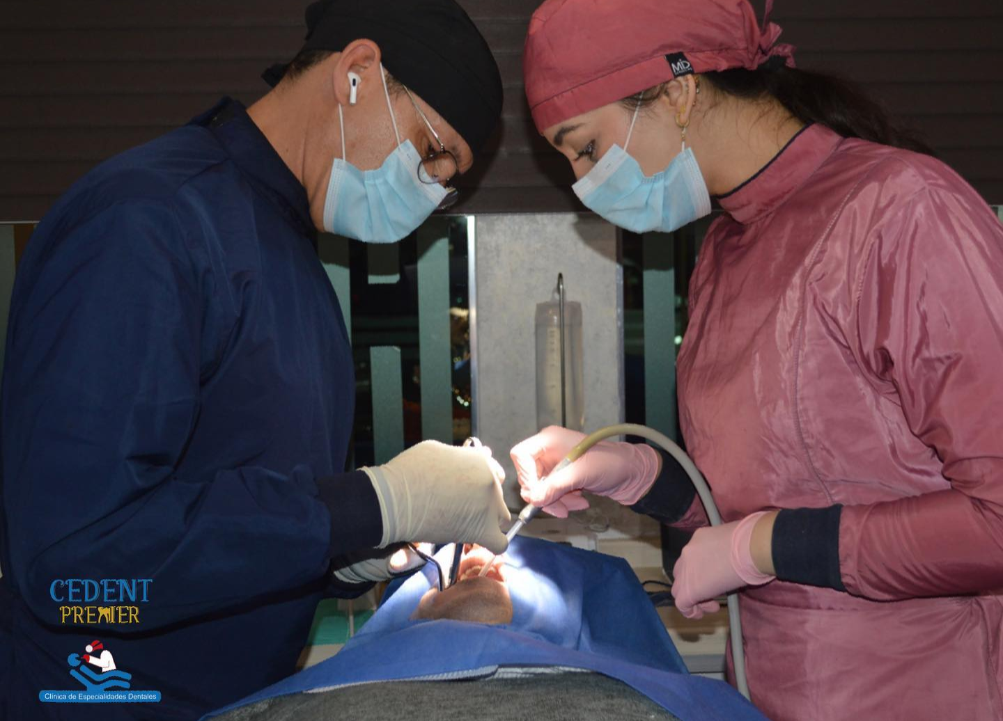 Young male doctor smiling