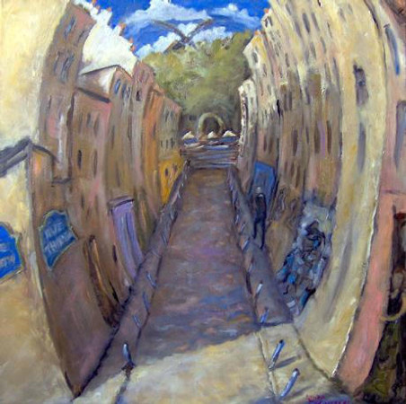 rue Tholozé 60x60cm sold