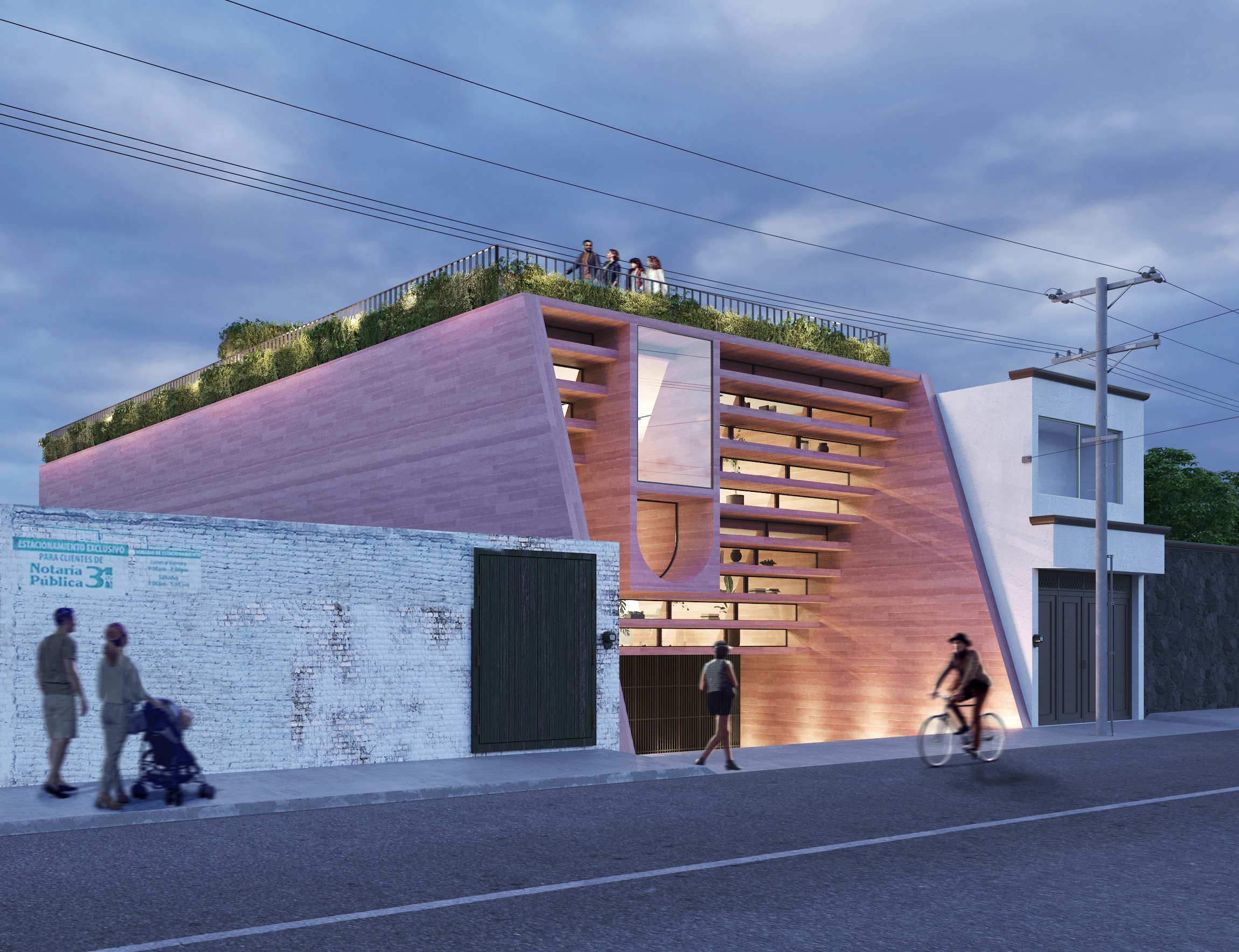 Bedroom with a large double bed