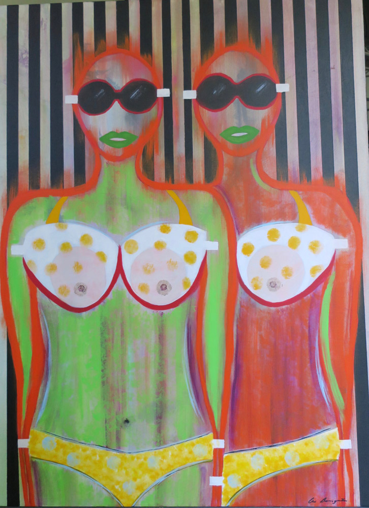 Paper Dolls  30 x 40