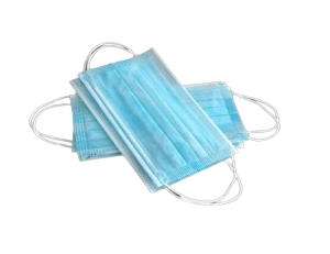 CUBRE BOCA AZUL AJUSTE ELÁSTICO 
(PQT 50 PZAS)