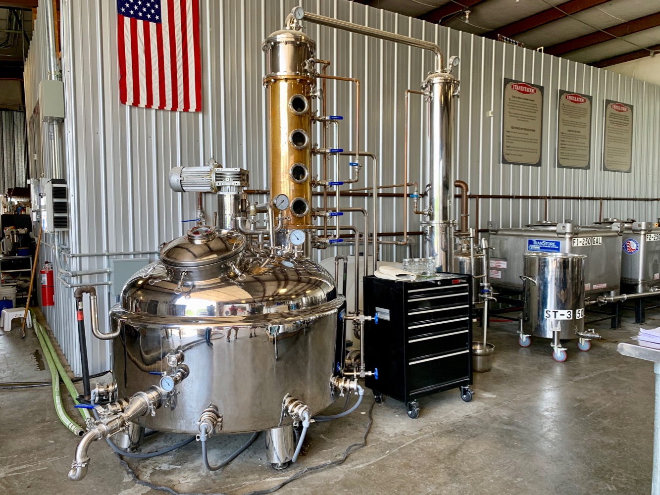 Still and Fermenters - Dueling Grounds Distillery