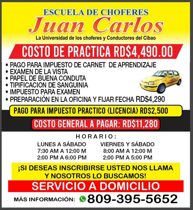 ESCUELA DE CHOFERES JUAN CARLOS ESCUELA DE CHOFERES JUAN CARLOS
