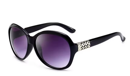 Klassisch-modische Vintage-Retro-Sonnenbrille für Damen. Großer runder Rahmen. Gradient Oculos De Sol Sonnenbrille