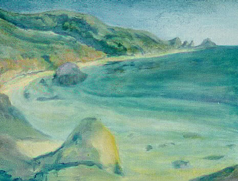 Op-037 TINKER'S VIEW 16 in x 20 in Oil on Linen 1989 private collection