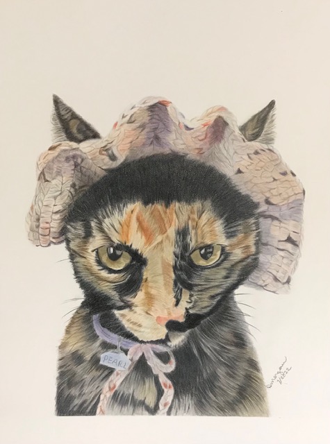 Angry Cat
Pearl
9x12
Hot Press Watercolor