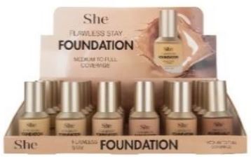 FD890
FLAWLESS STAY LIQUID FOUNDATION
