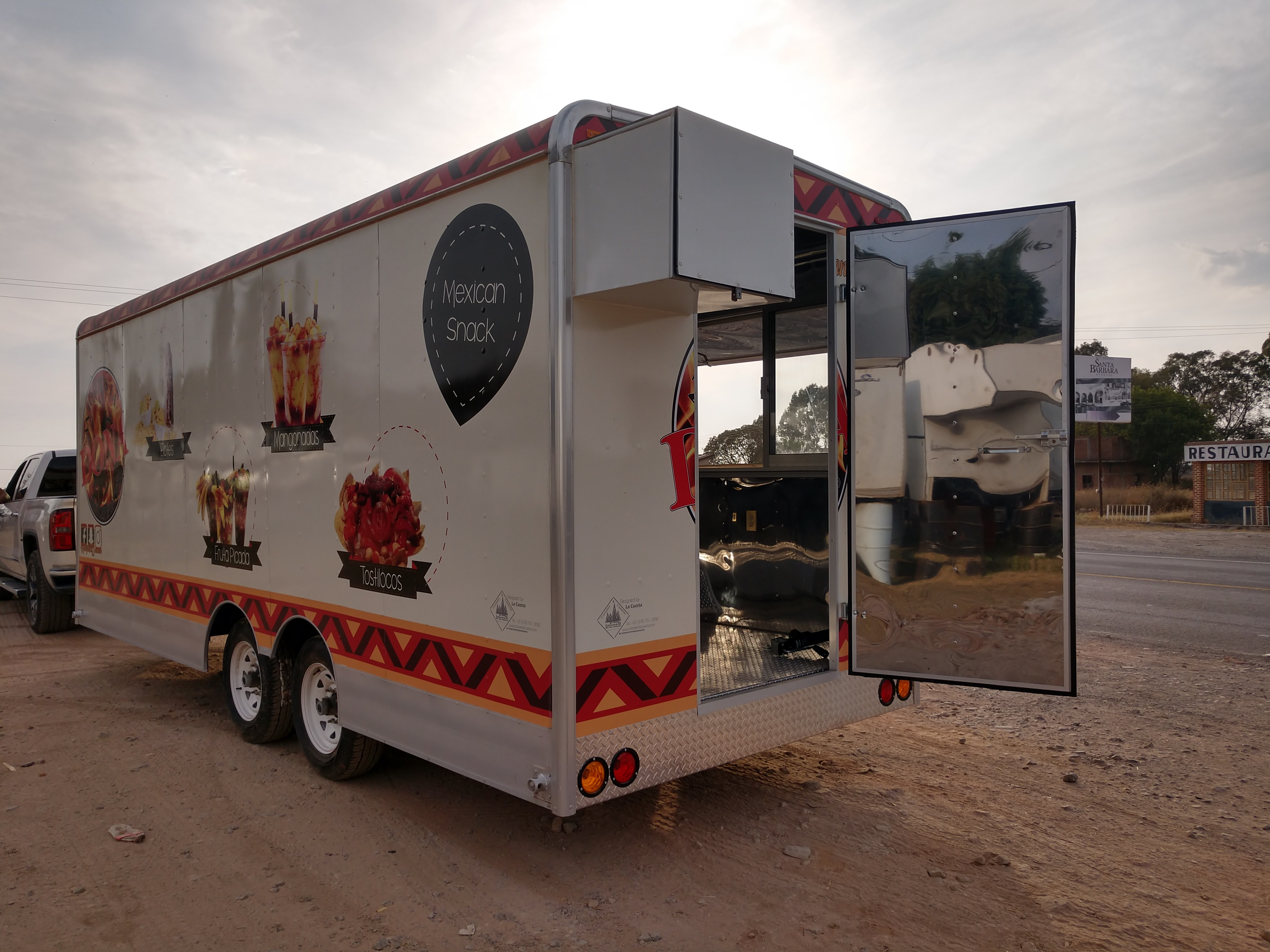 REMOLQUE LONCHERO DOBLE EJE