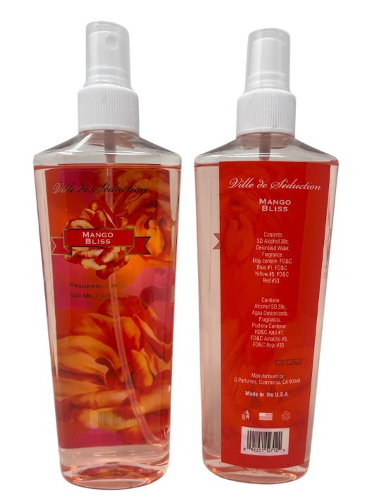 VSBM-MB  
FRAGRANCE MIST- MANGO BLISS 8 OZ
24 CS