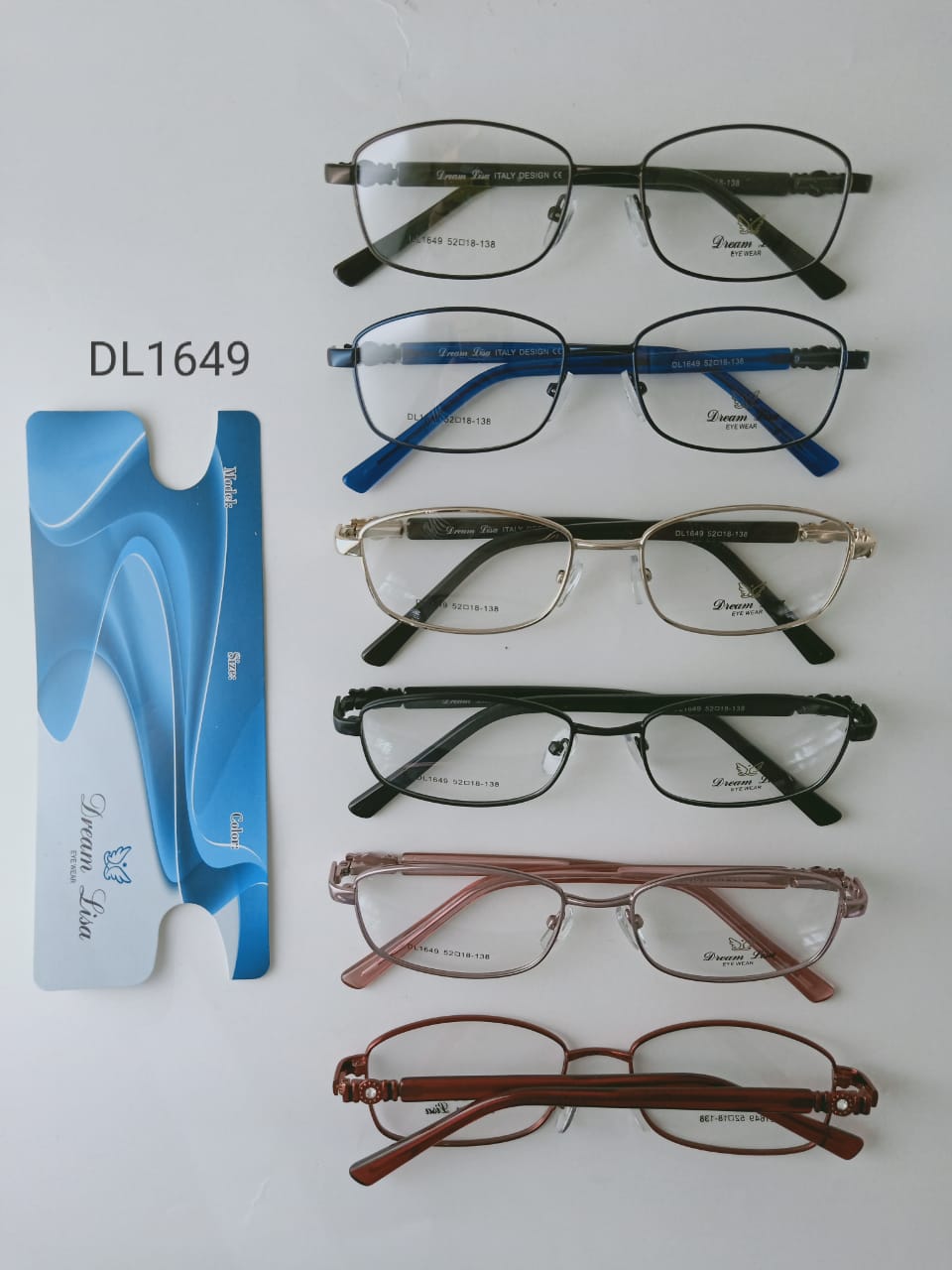 Modelo: DL1649
Colores: Vino, Azul, Cafe, Rosa, Negro y Dorado