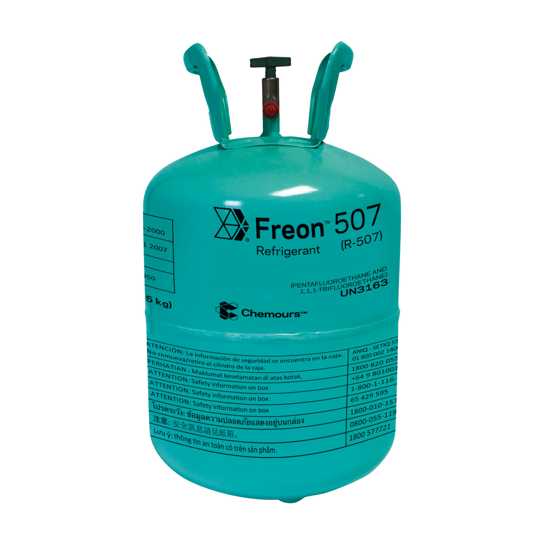 Gas refrigerante R507
11.7 kg