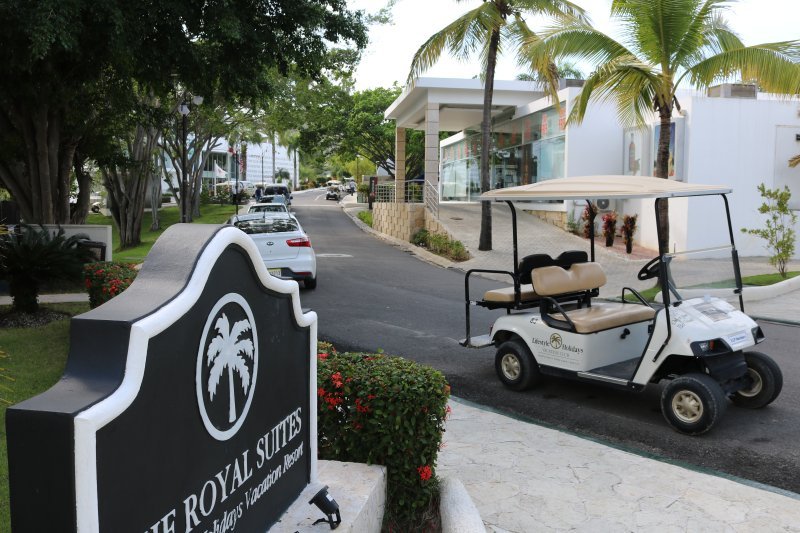 Golfcart travel...included!