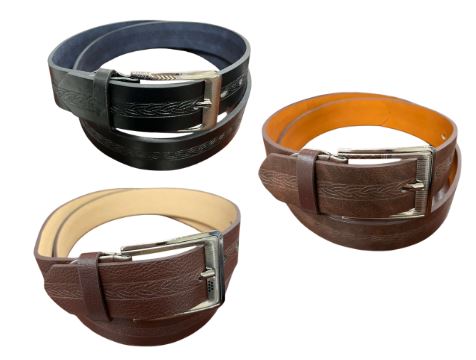 BT-214
EMBOSSED MEN'S BELT
144 CS/PK
UPC 812462032501
