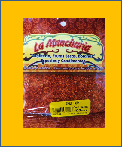 CHILE TAJÍN
50 Y 100 GRS