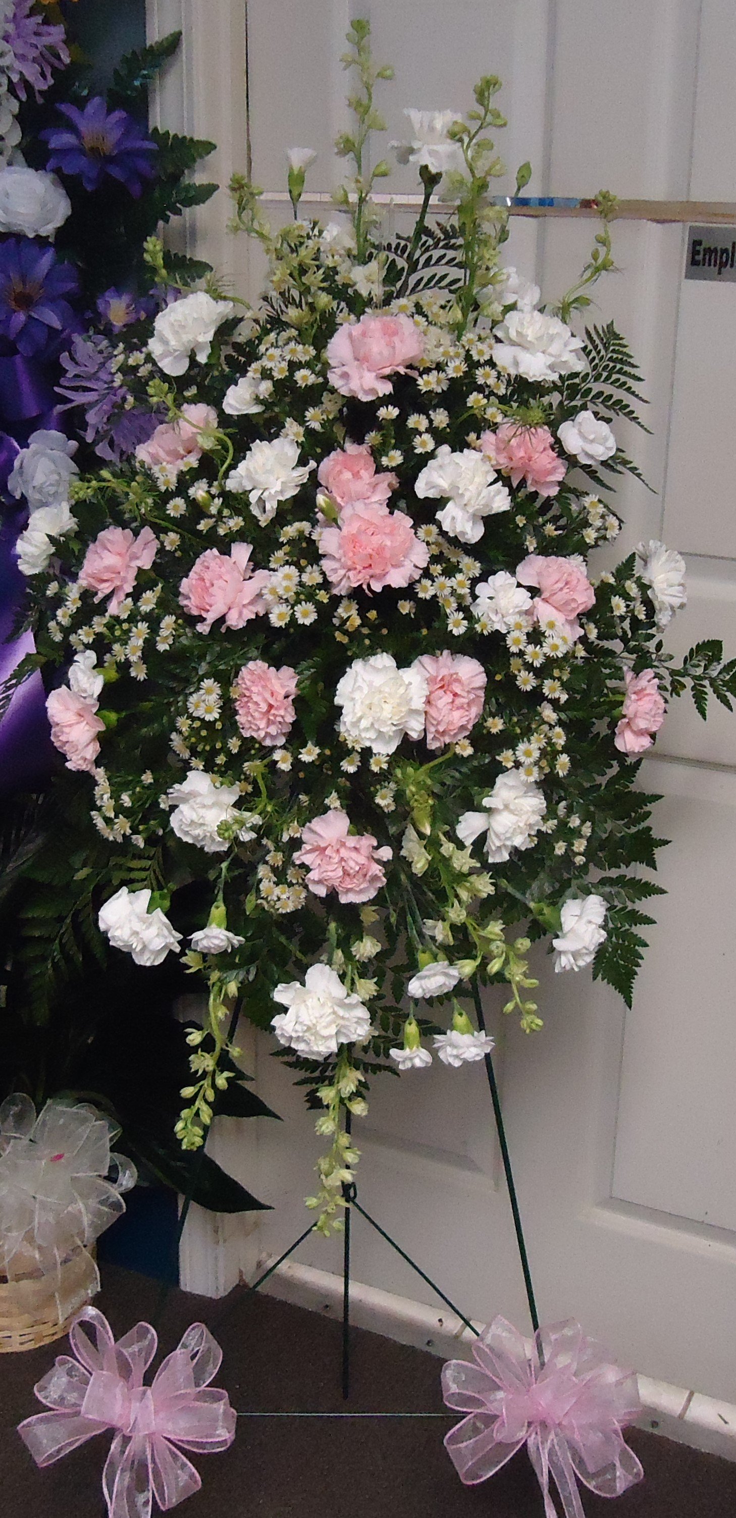 (9) "Fresh" Standing Spray
(Flowers & Colors Vary)
$225.00 (& Up)