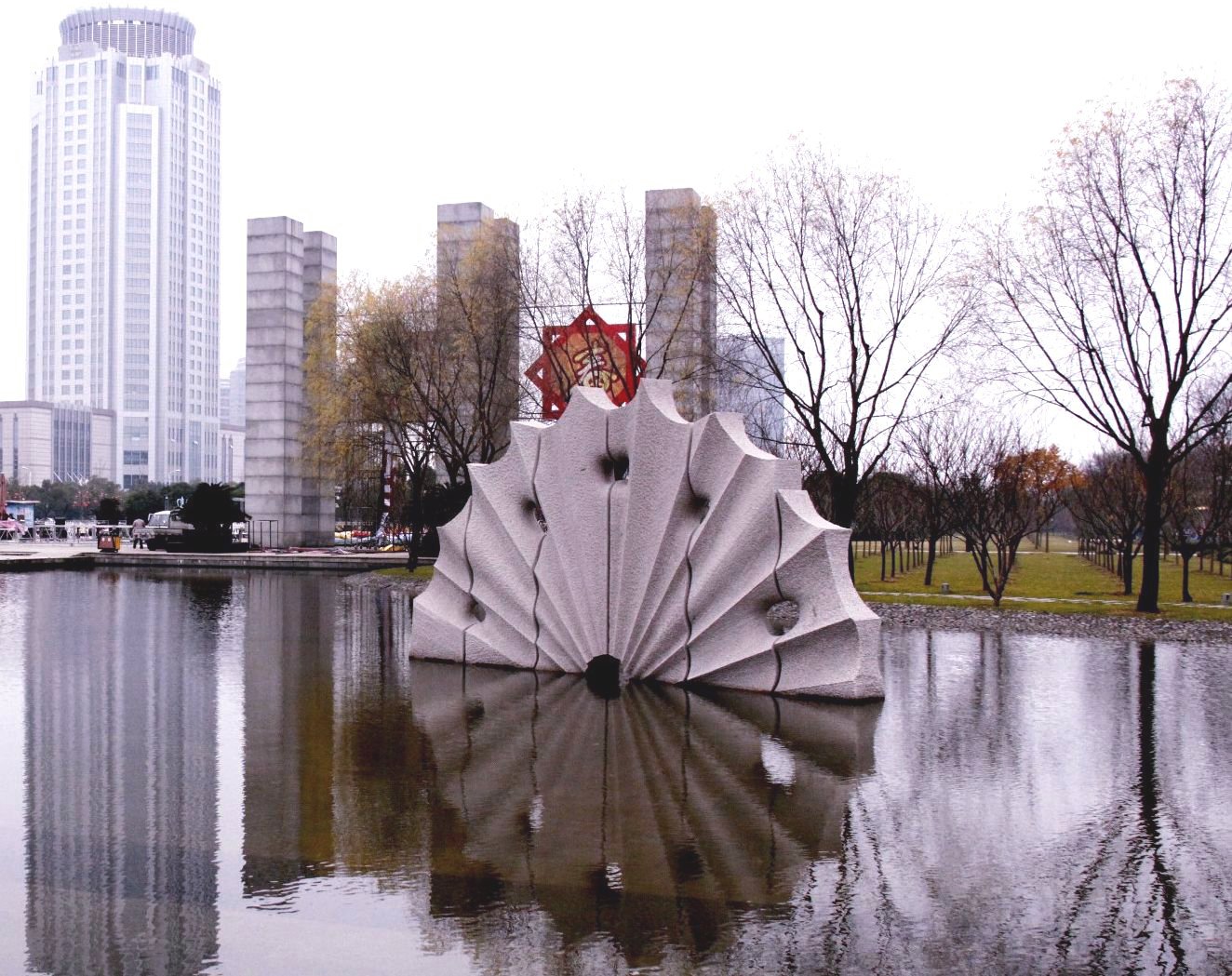 Sunshine, granite, L 800cm., Taizhou- Central City Park, China