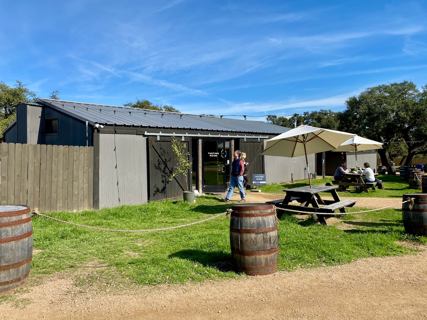 Tasting Room Entrance - Treaty Oak Distilling 