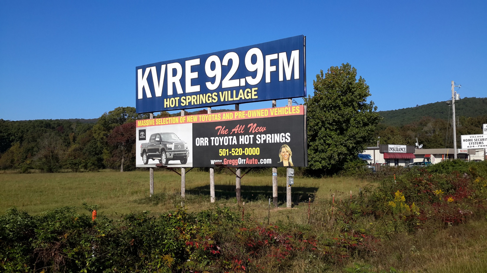 10'x40' Billboard #85c,d 3751 N. Highway 7 Hot springs Village
