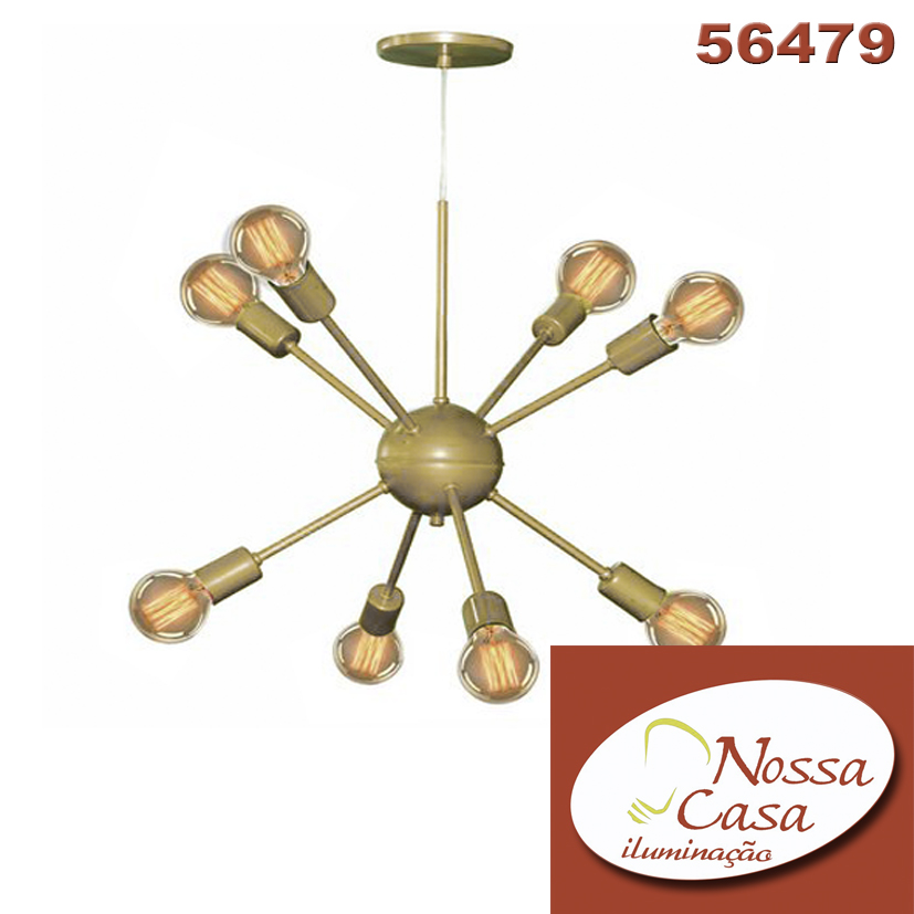 Pendente Sputnick p/ 9 e27