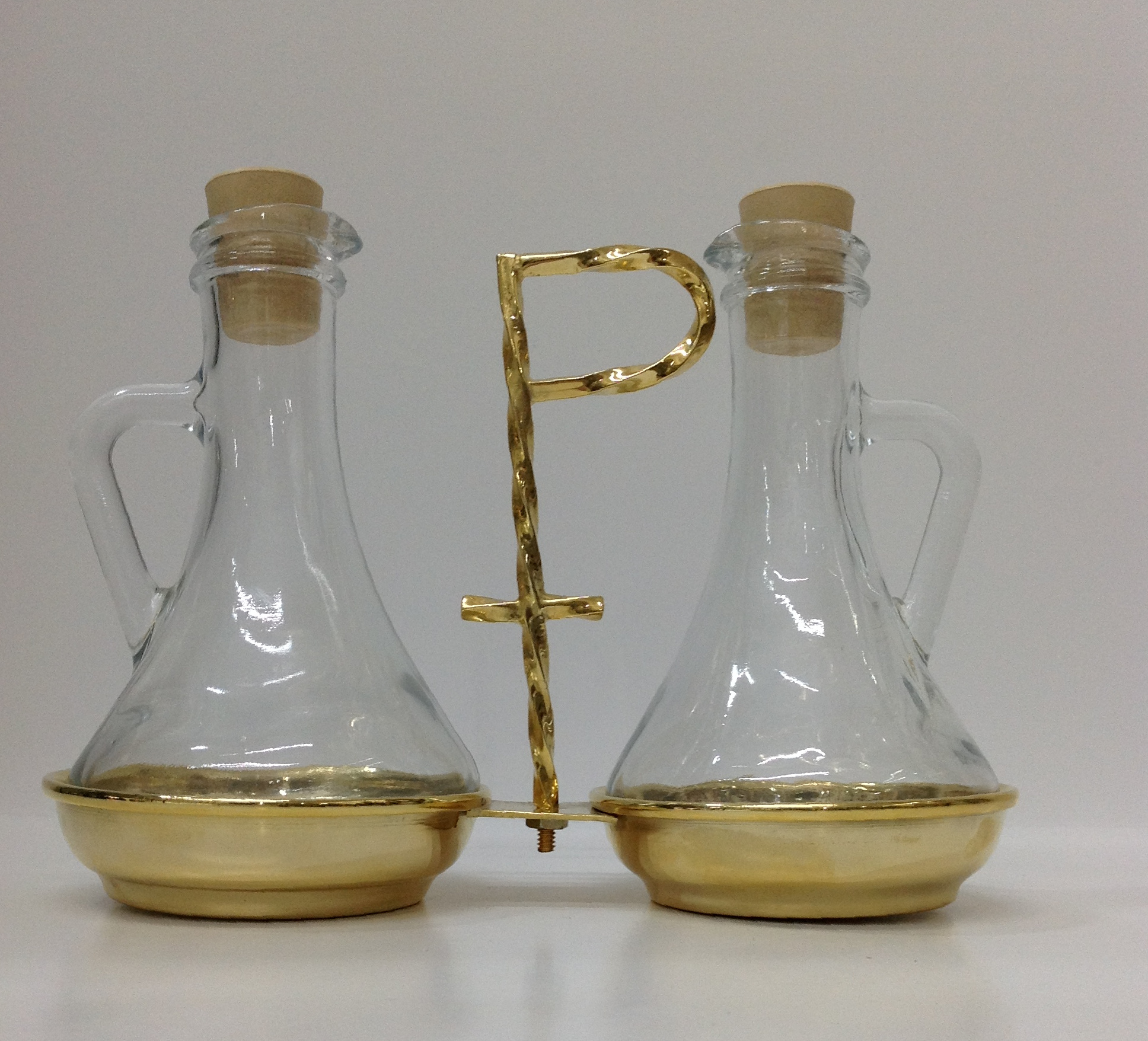 VINAJERAS CON BASE DE LATÓN