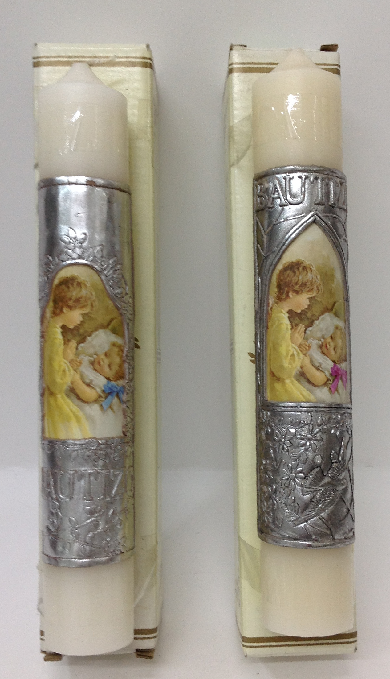 VELAS DE BAUTIZO NIÑO Y NIÑA