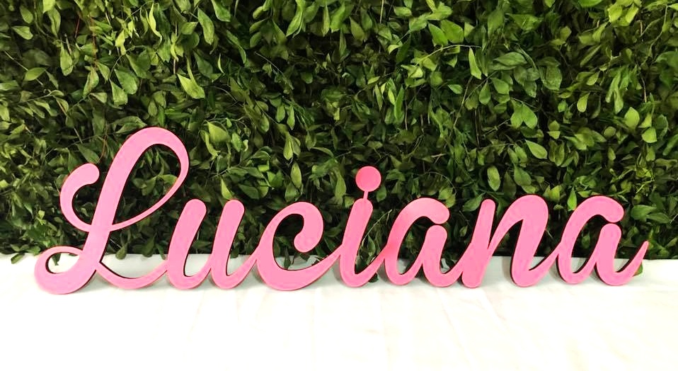 Letras personalizadas 
para la venta 
$120.000