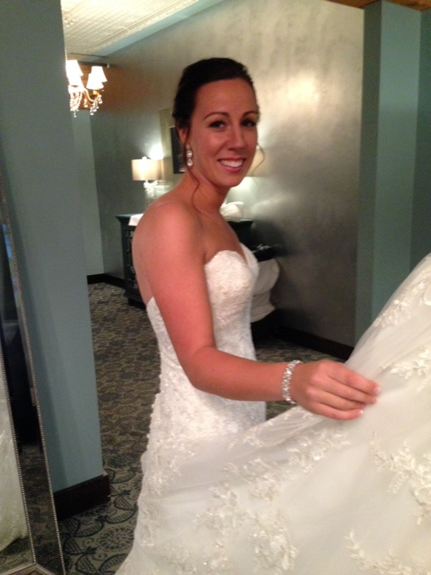 Bride With Updo Hairstyle
