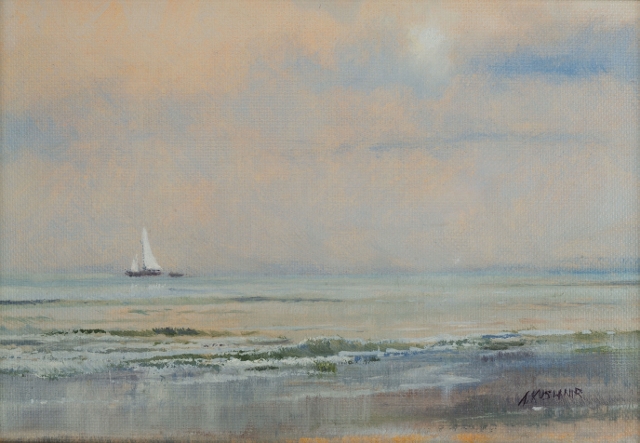 Haze, 6" x 9" Oil on Panel