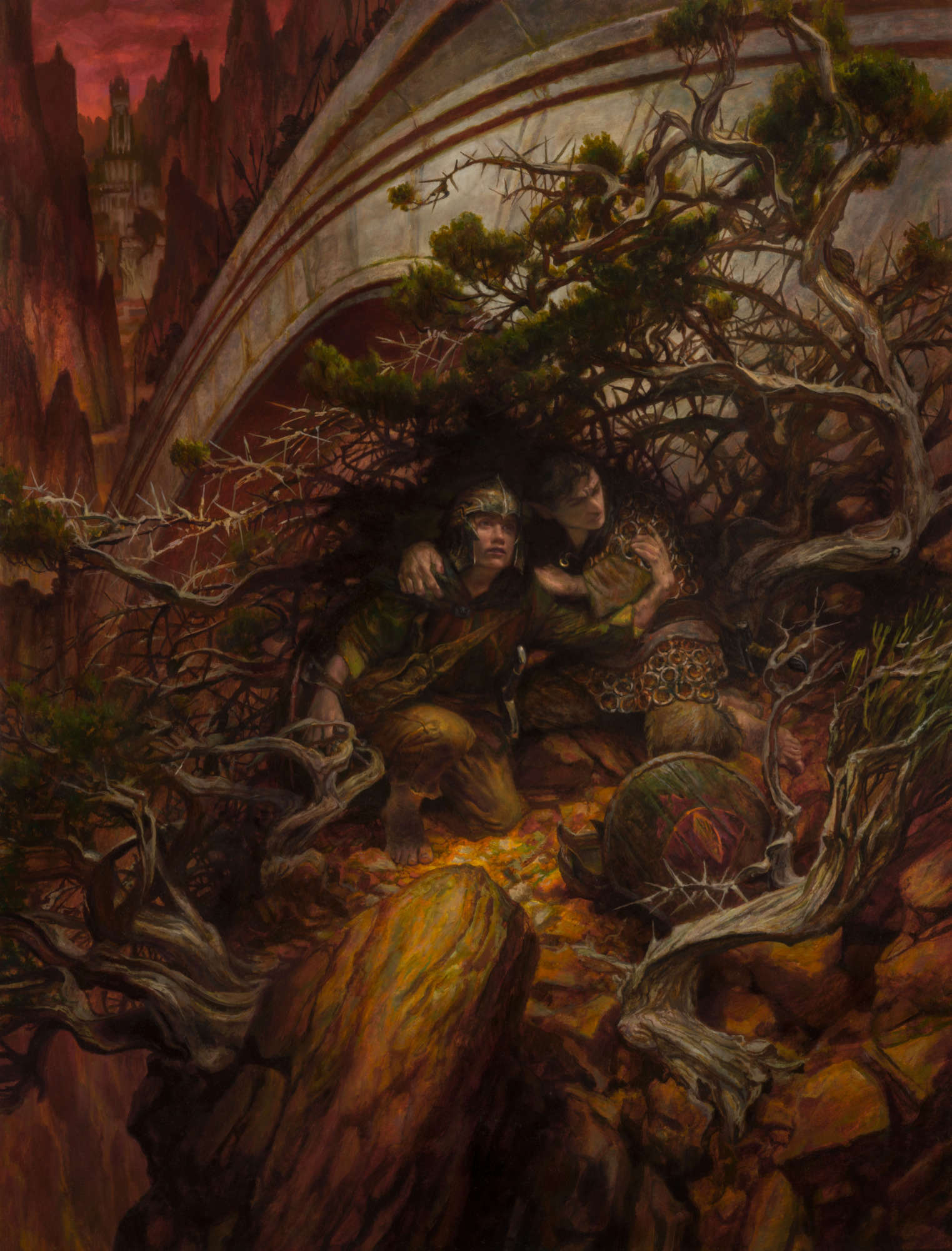 Morgai Thorns
32" x 24"  Oil on Panel 2025
collection of Graig Kreindler