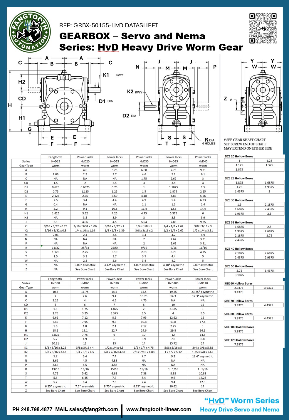 Gearbox - HvD Worm Heavy Drive