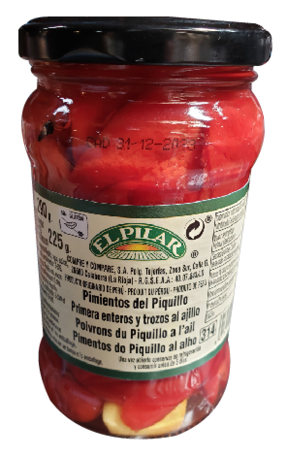 Pimientos del piquillo 24/314 grs
Código: 1277