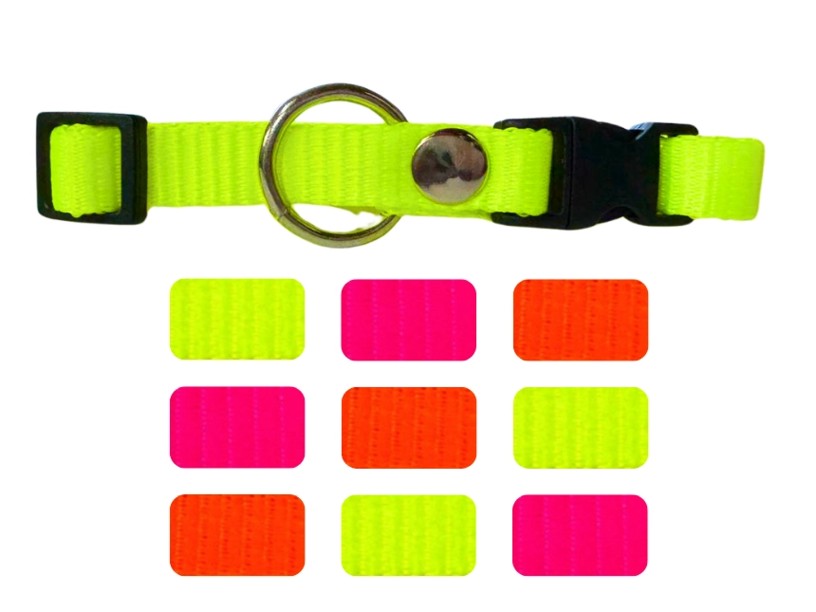 BON141 - PAQUETE DE COLLARES
 FLORECENTES CINTA DE 1/2 10 PZS