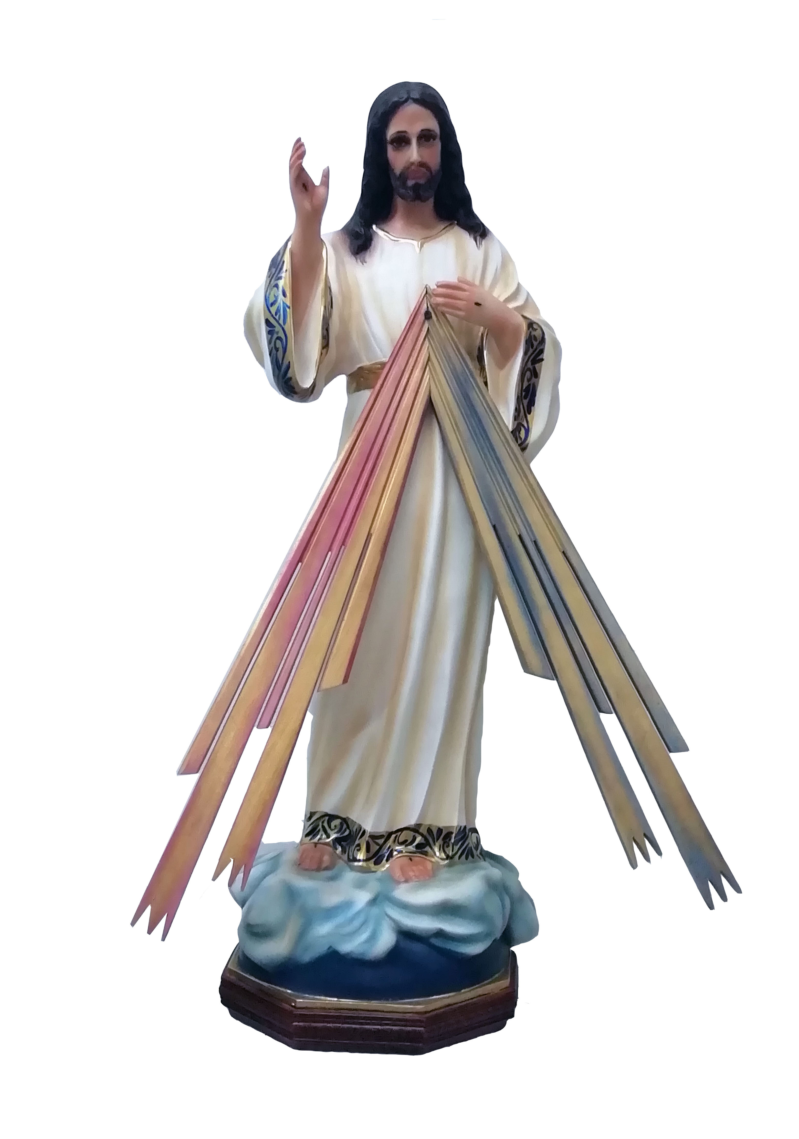 SEÑOR DE LA MISERICORDIA 90 CM FIBRA DE VIDRIO