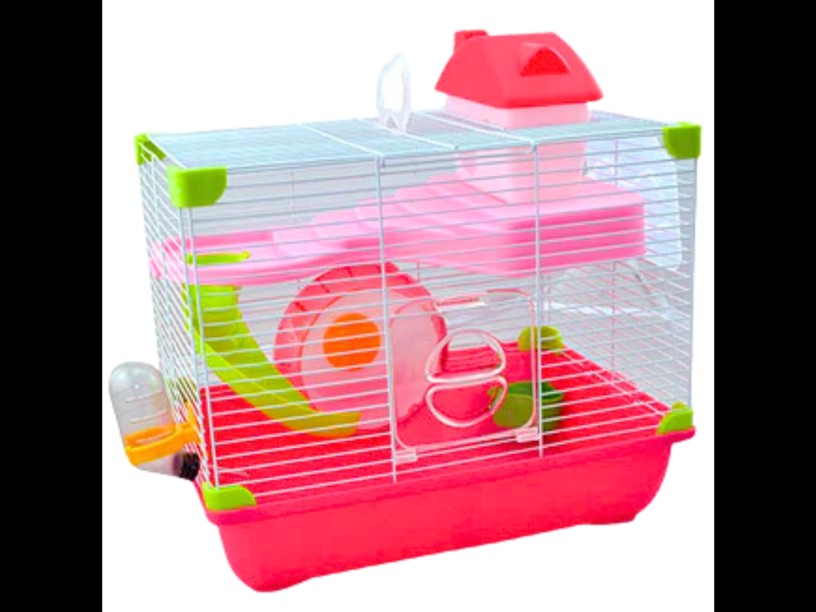 SP-3645 JAULA SUNNY HAMSTER 
LAND (25.5*25.5*33) ROSA